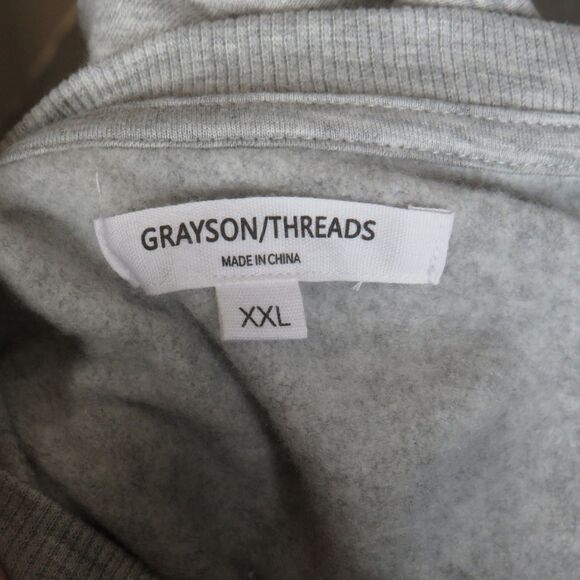 Grayson Threads Women's Gingham Heart Applique Fleece Sweatshirt XXL 18 - Picture 5 of 7